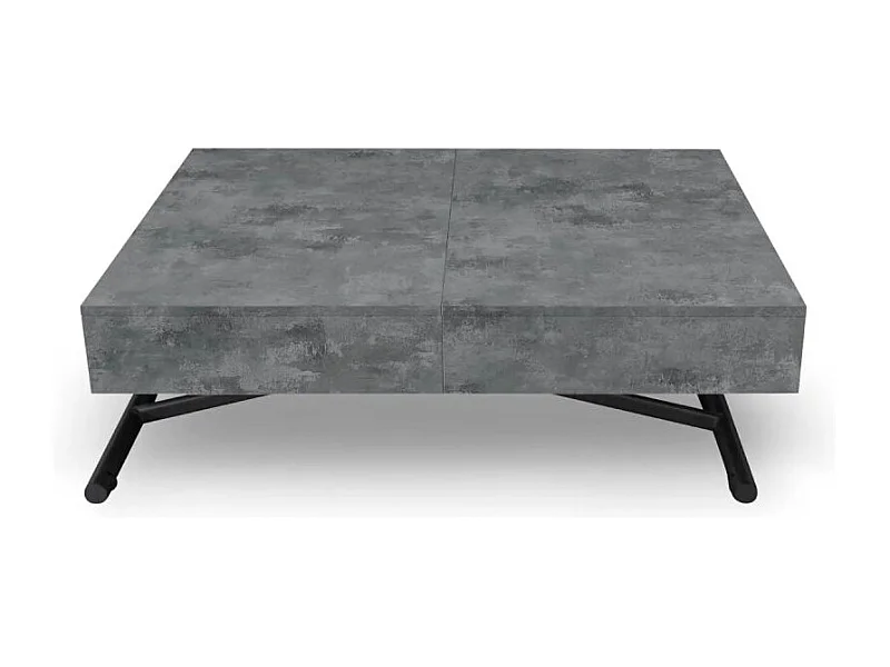 Table Basse Relevable "Lift" 120-190cm Béton