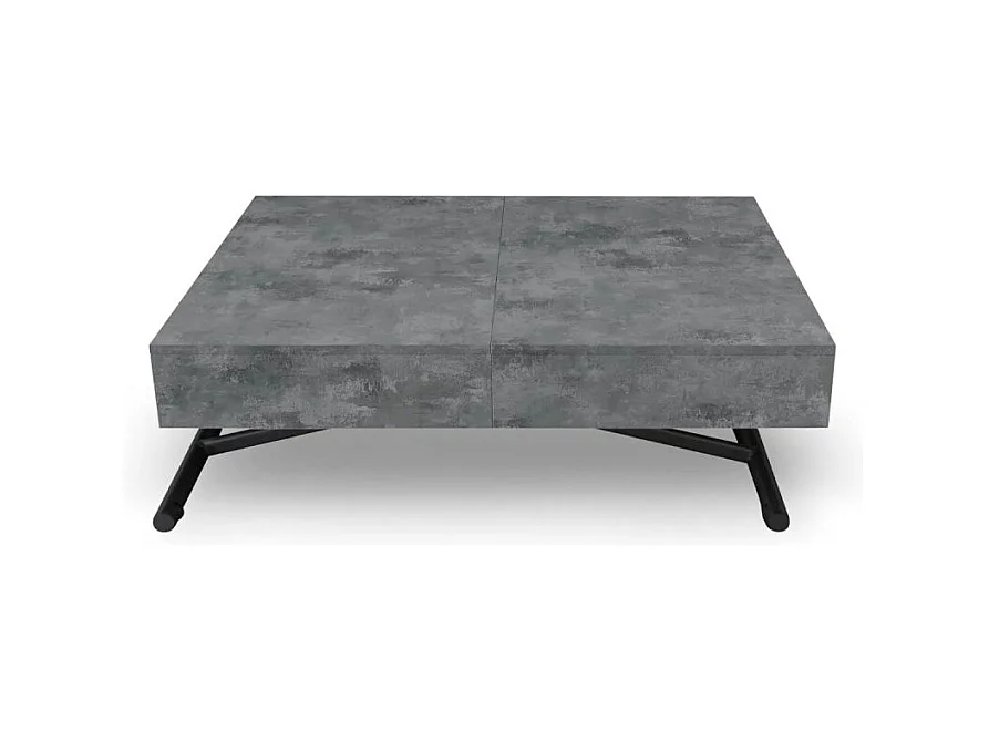 Table Basse Relevable "Lift" 120-190cm Béton