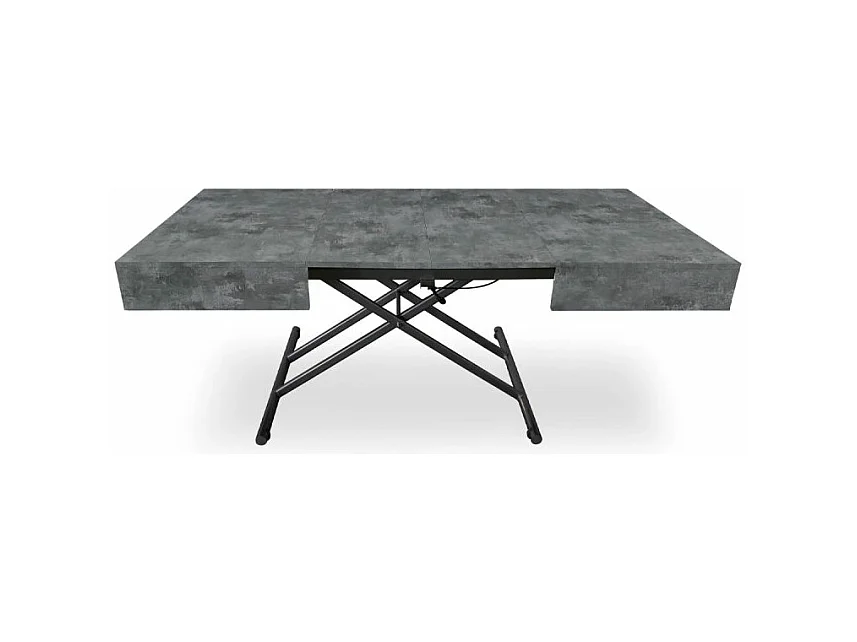 Table Basse Relevable "Lift" 120-190cm Béton
