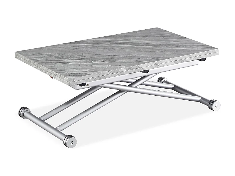 Table Basse Rectangulaire "Higher" 114cm Gris