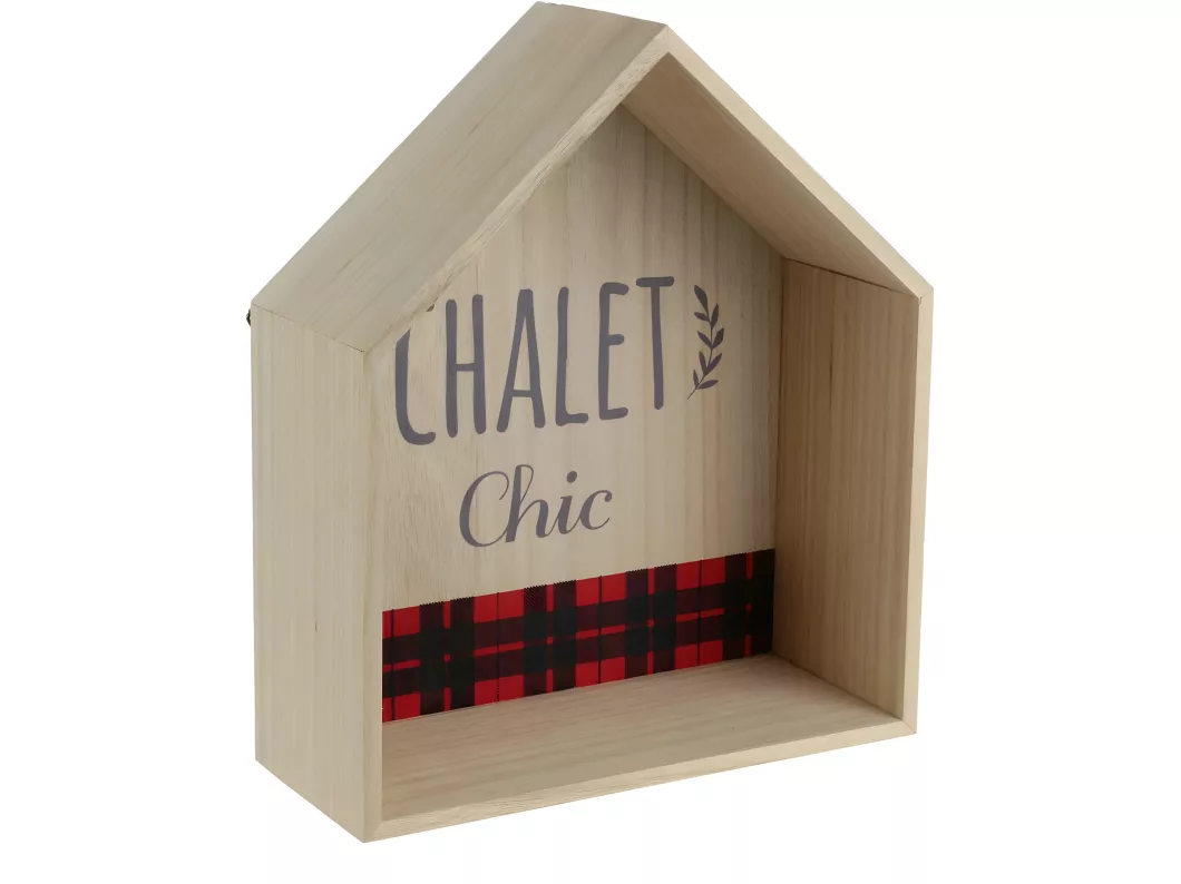 Kauf Unique Hausförmiges Ablagegestell "Chalet chic" 30 cm