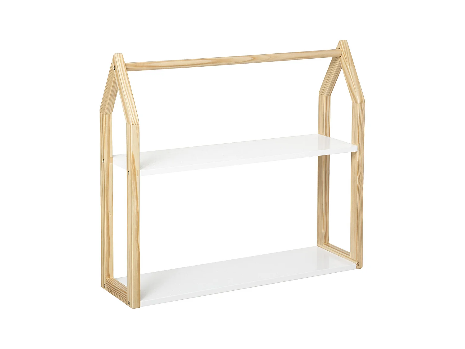 Étagère Murale Enfant "Maison" 56cm Blanc