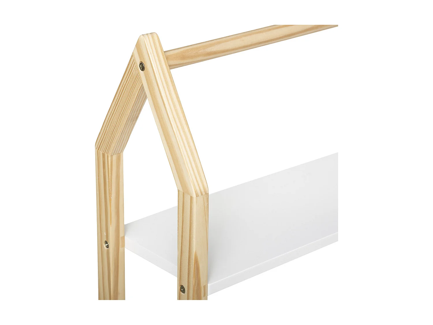 Étagère Murale Enfant "Maison" 56cm Blanc