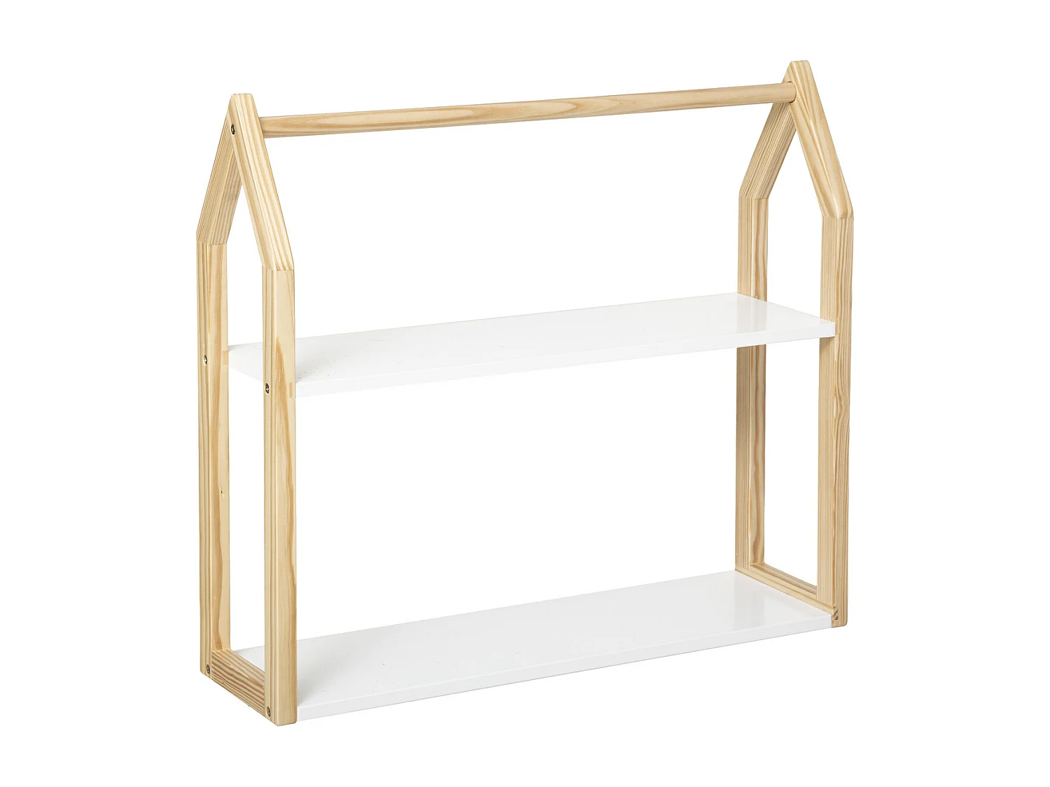 Étagère Murale Enfant "Maison" 56cm Blanc