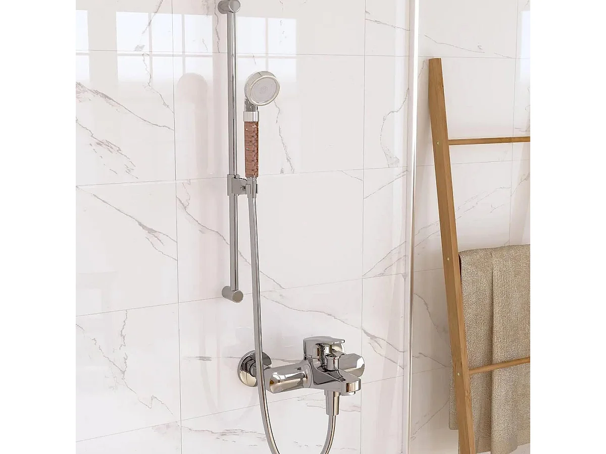 Pommeau de Douche "Filtrant" 24cm Argent