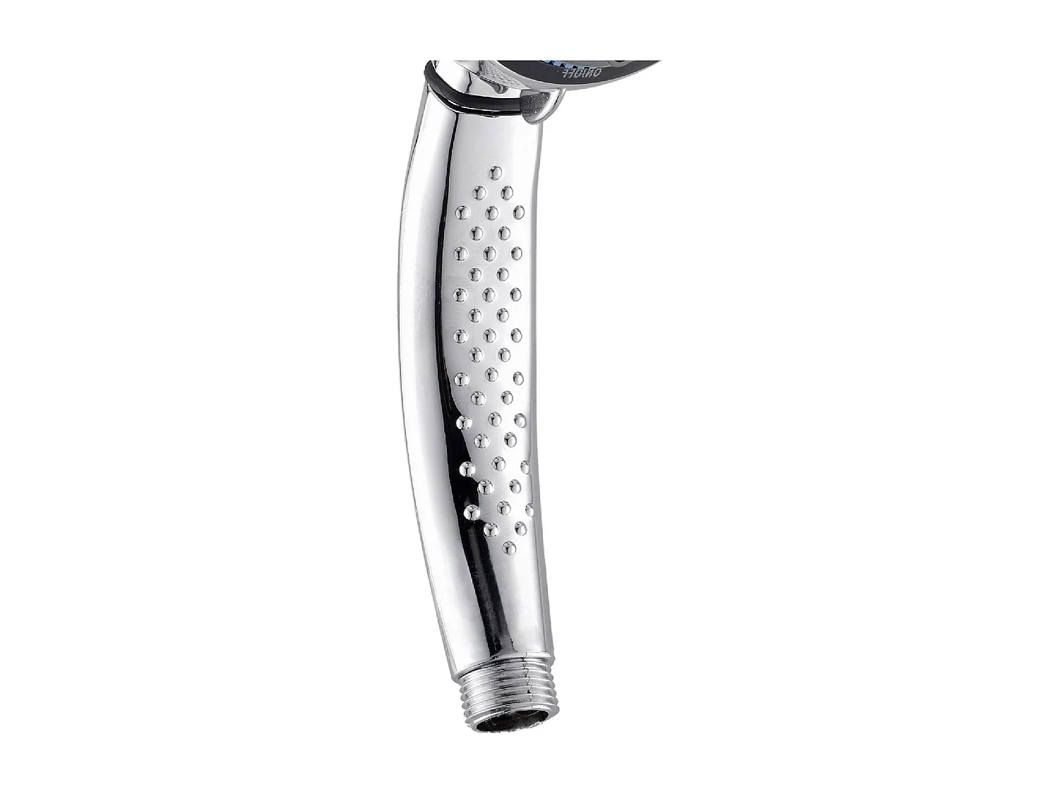 Douchette 8 Fonctions "Eco-d'Eau" 21cm Argent