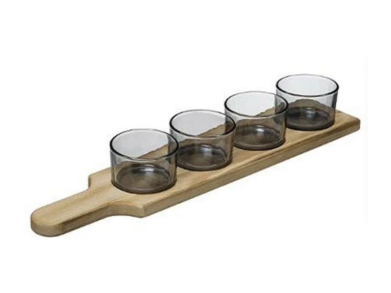 Set Apéritif 5 Pièces "Arha" 45cm Naturel