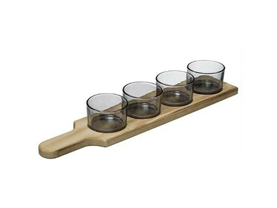 Set Apéritif 5 Pièces "Arha" 45cm Naturel