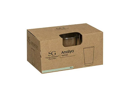 Lot de 6 Verrines "Analya" 10cl Transparent