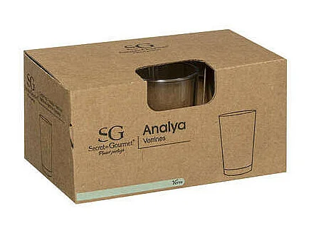 Lot de 6 Verrines "Analya" 10cl Transparent