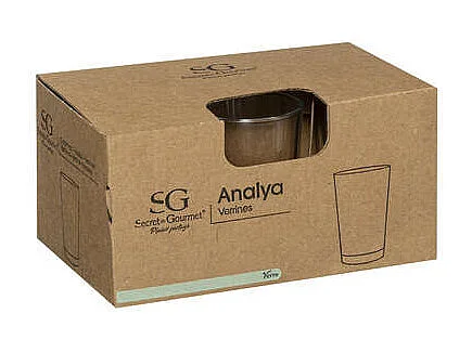 Lot de 6 Verrines "Analya" 10cl Transparent