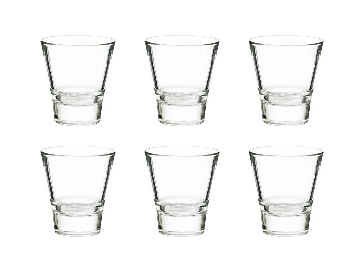 Lot de 6 Verrines en Verre "Lenn" 11cl Transparent