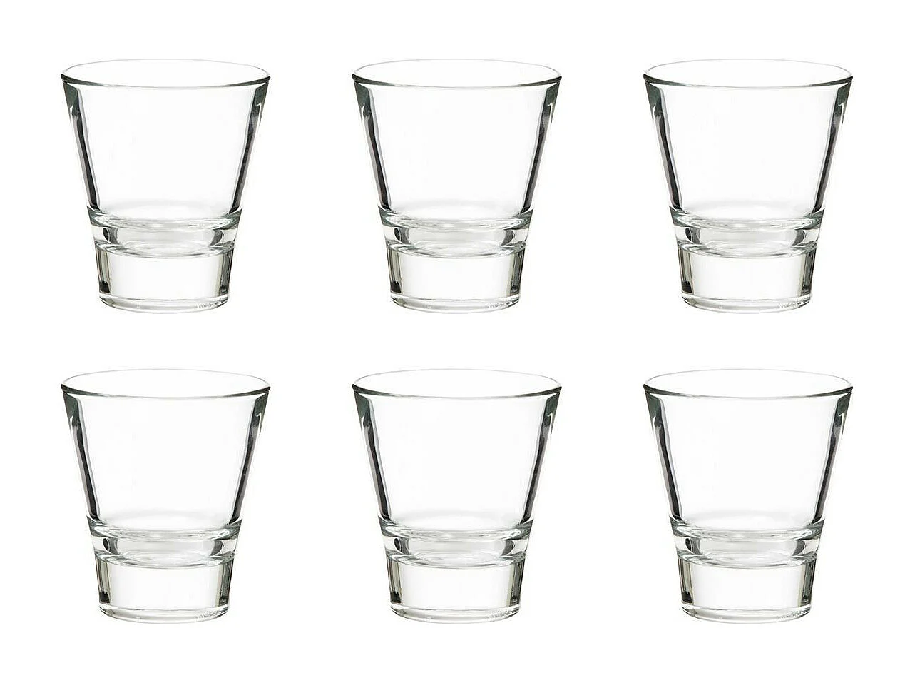 Lot de 6 Verrines en Verre "Lenn" 11cl Transparent