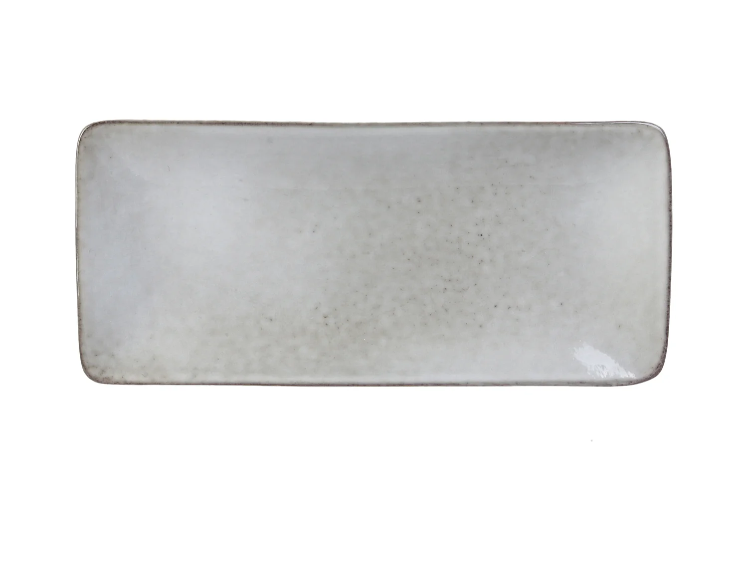 Coupelle Rectangle Gres Du Temps 10x22cm Gris2 Gris