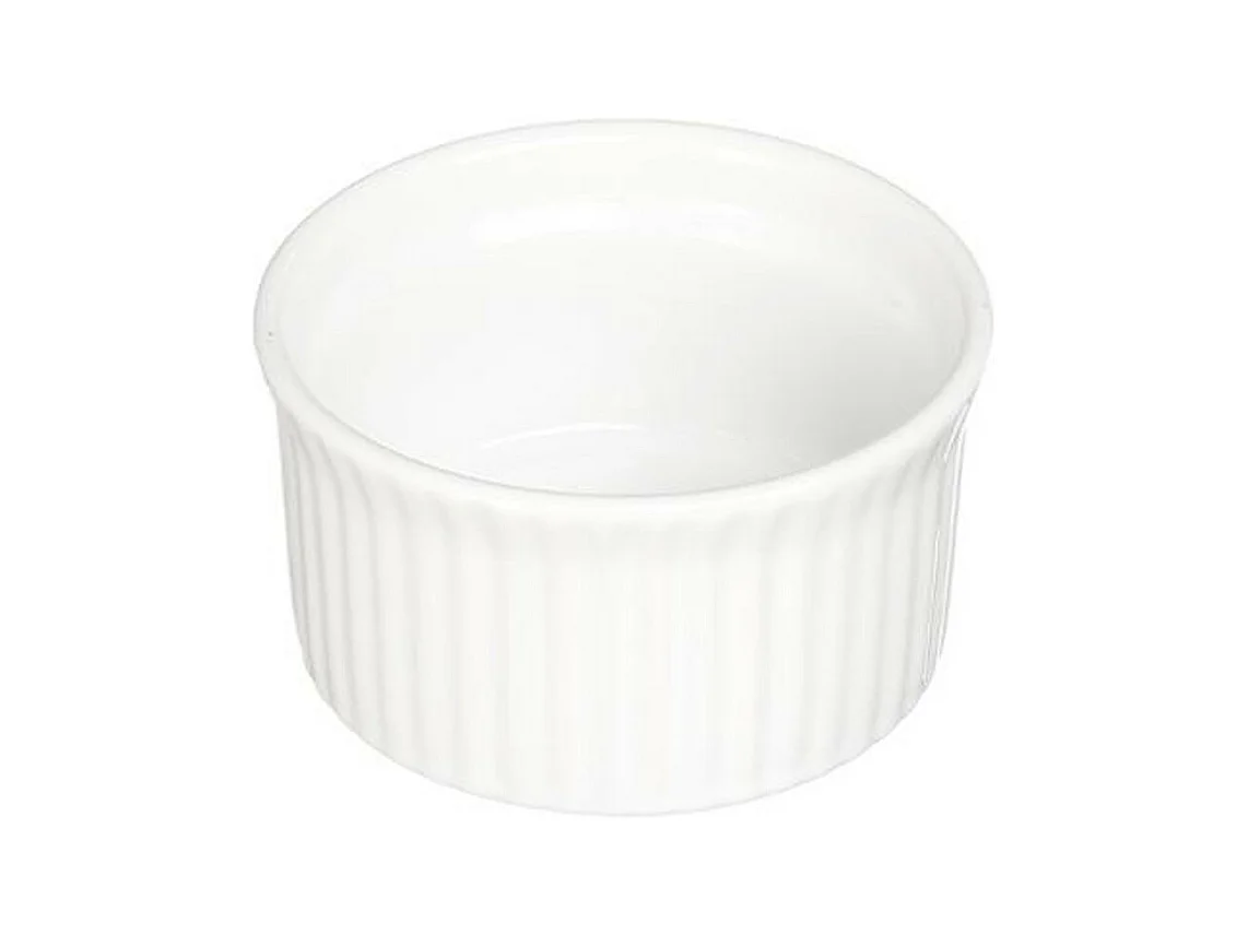 Lot de 6 Ramequins Ronds "Céramique" 9cm Blanc