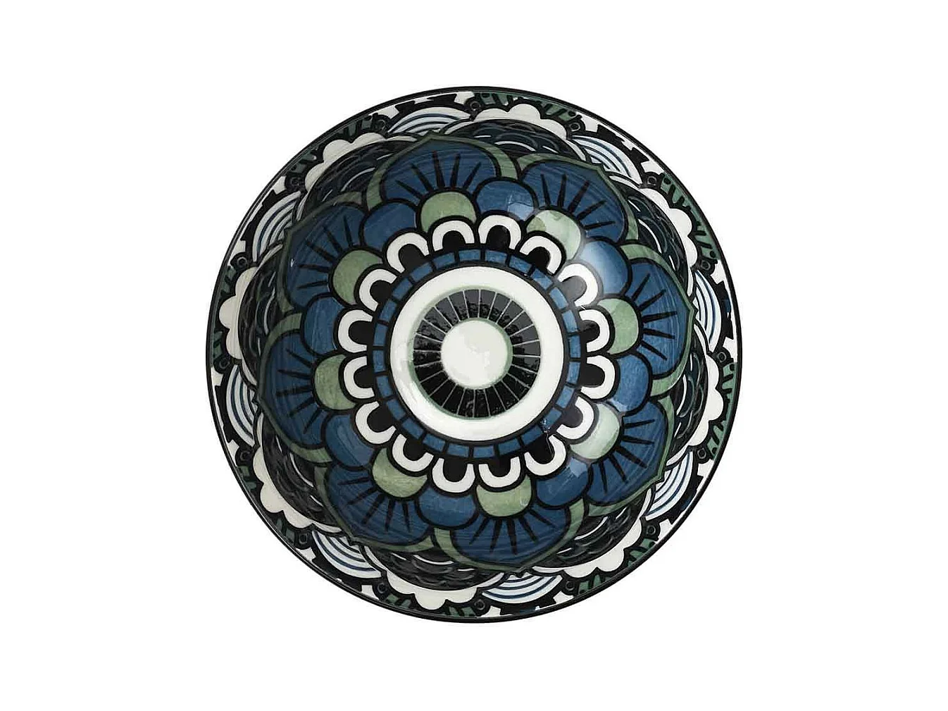 Coupelle en Céramique "Mandala" 22cl Bleu