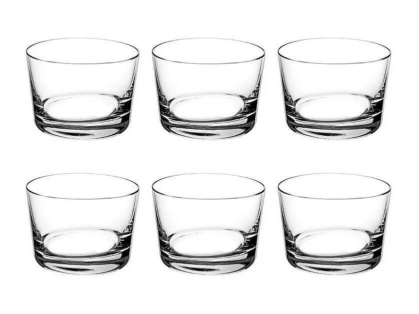 Lot de 6 Verrines en Verre "Bodega" 6cm Transparent