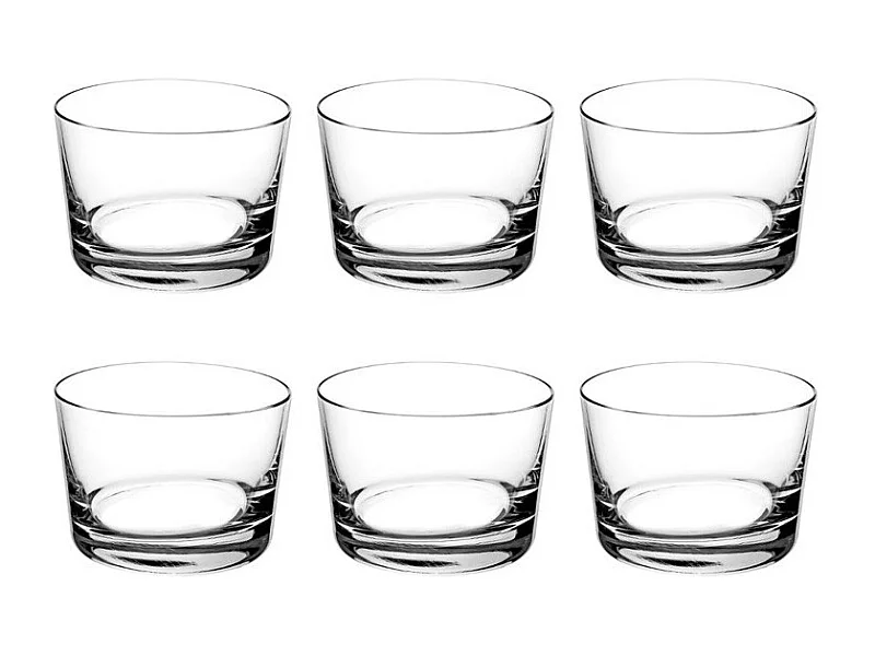 Lot de 6 Verrines en Verre "Bodega" 6cm Transparent