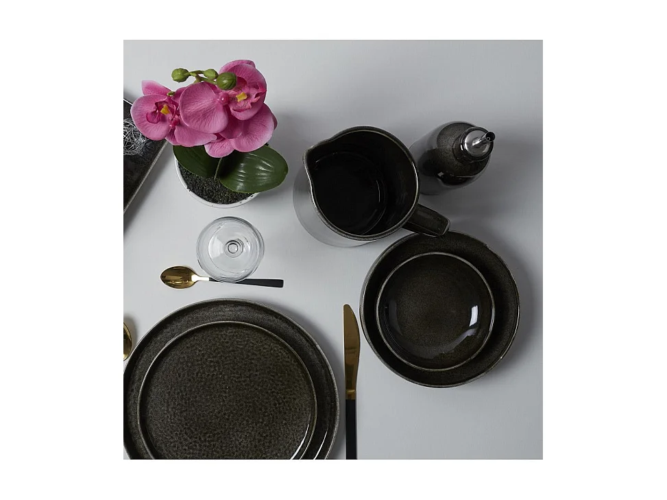 Lot de 6 Coupelles Design "Gancia" 70cl Noir