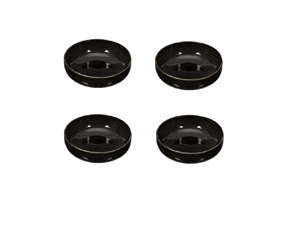 Lot de 6 Coupelles Design "Gancia" 70cl Noir