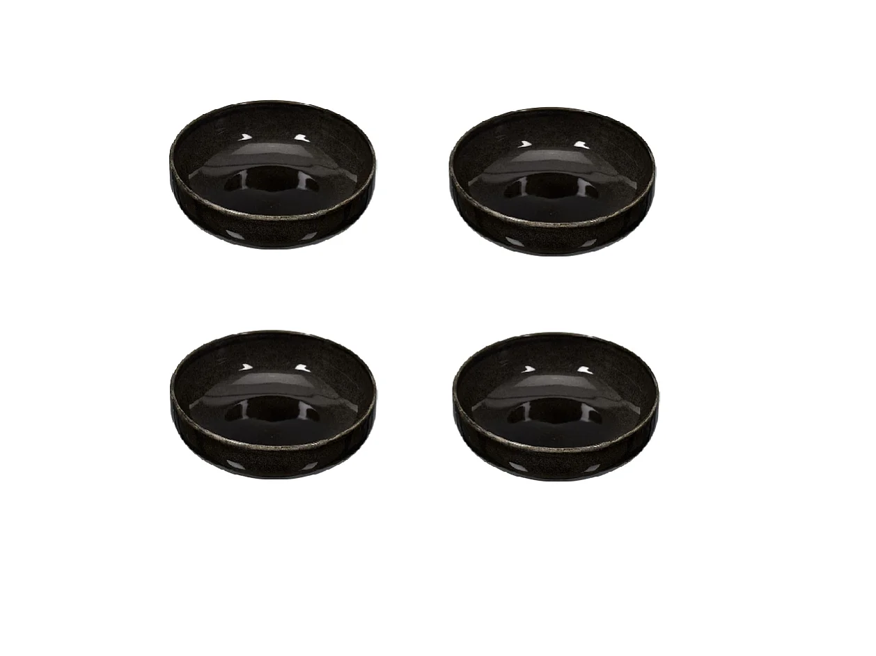 Lot de 6 Coupelles Design "Gancia" 70cl Noir