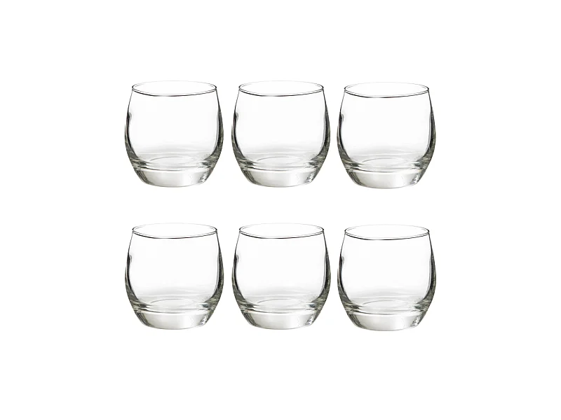 Lot de 6 Verrines en Verre "Amira" 15cl Transparent
