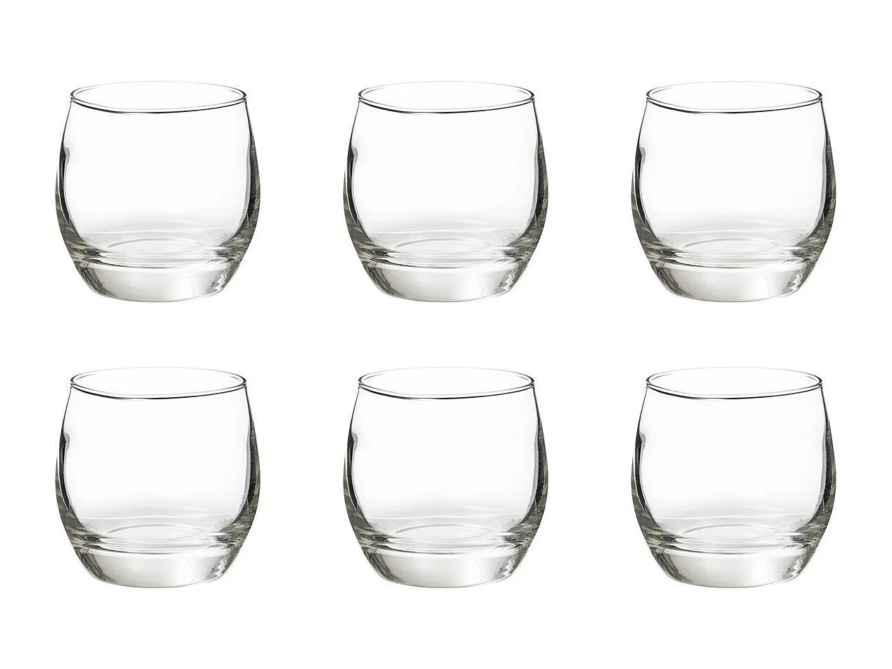 Lot de 6 Verrines en Verre "Amira" 15cl Transparent