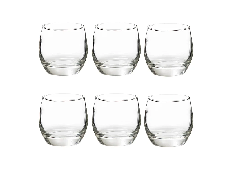 Lot de 6 Verrines en Verre "Amira" 15cl Transparent