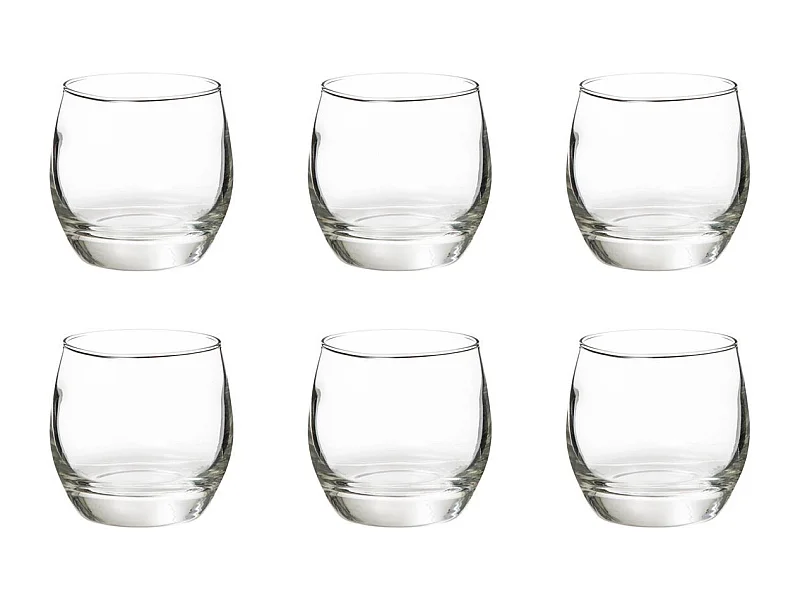 Lot de 6 Verrines en Verre "Amira" 15cl Transparent