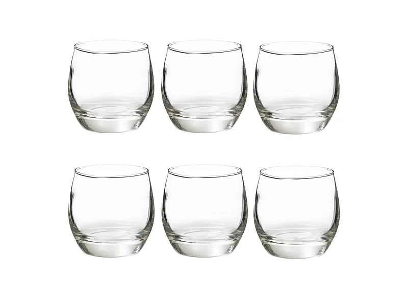 Lot de 6 Verrines en Verre "Amira" 15cl Transparent