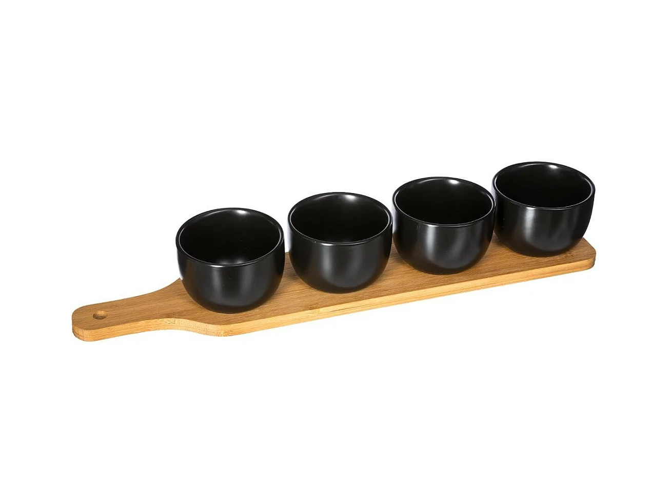 Service Apéritif 5 Pièces "Black Menu" Noir