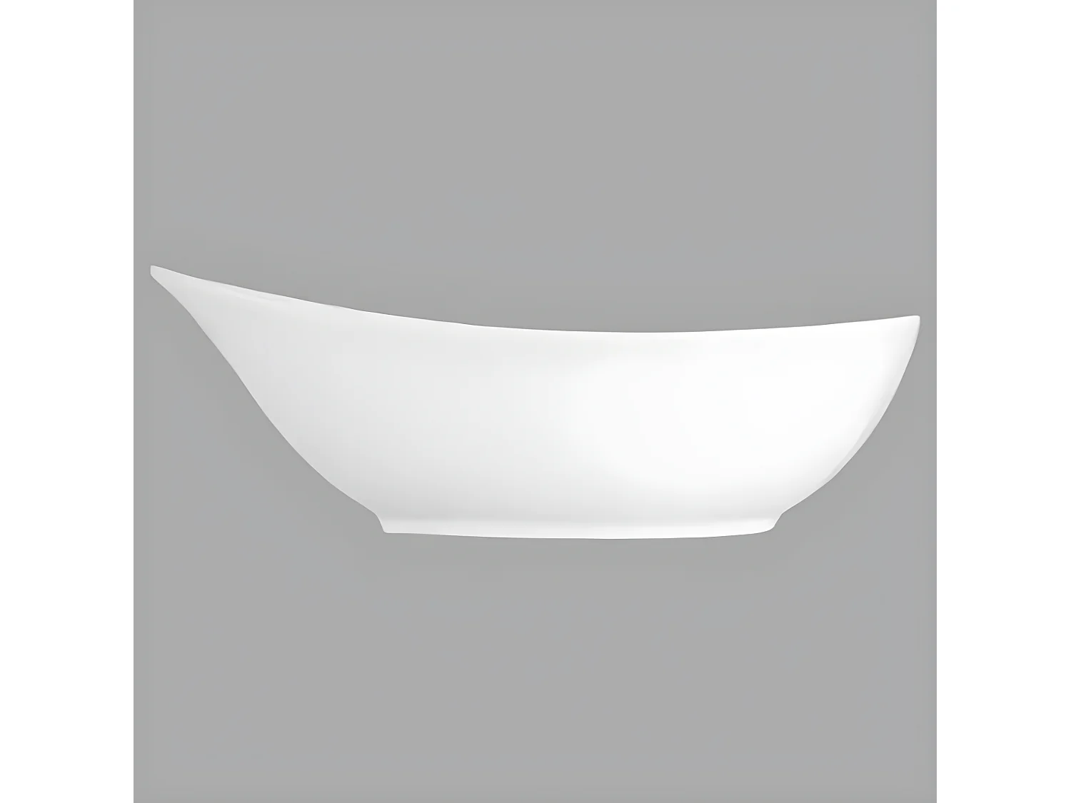 Lot de 6 Coupelles Porcelaine "Goutte" 21cm Blanc