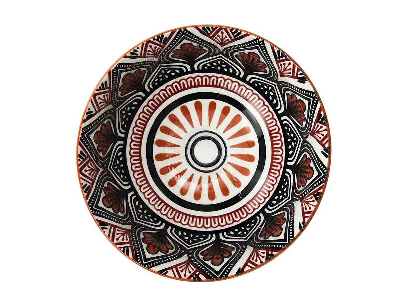 Coupelle en Céramique "Mandala" 22cl Orange