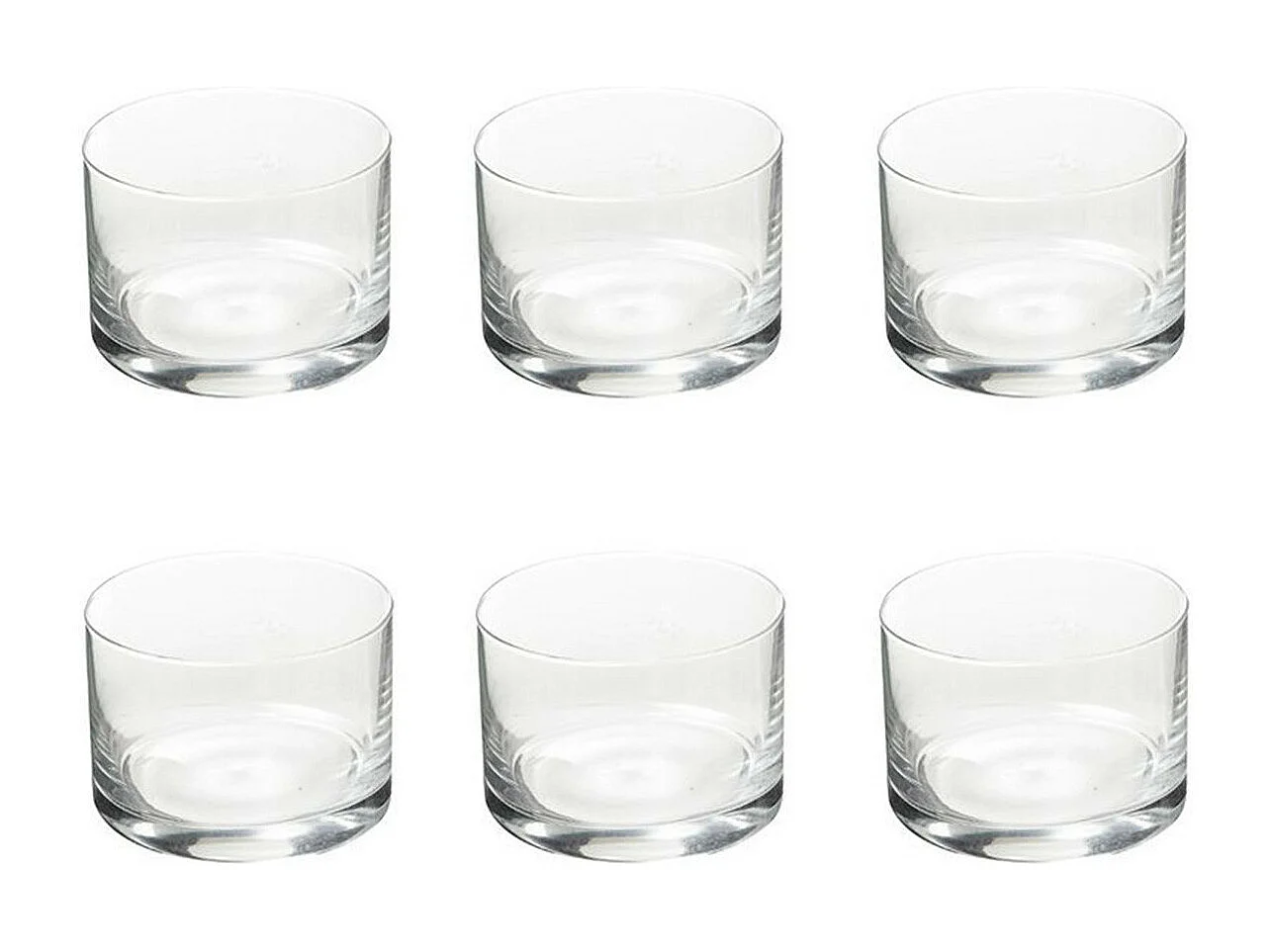 Lot de 6 Verrines Droites "Paris" 28cl Transparent