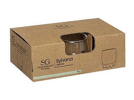 Lot de 6 Verrines en Verre "Sylvana" 8cl Transparent