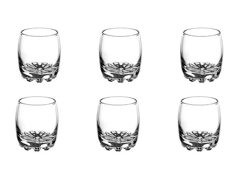 Lot de 6 Verrines en Verre "Sylvana" 8cl Transparent