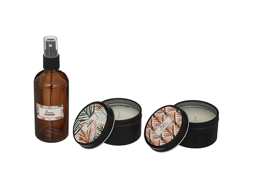 Coffret Parfumé "Alicante" 14cm Ambre