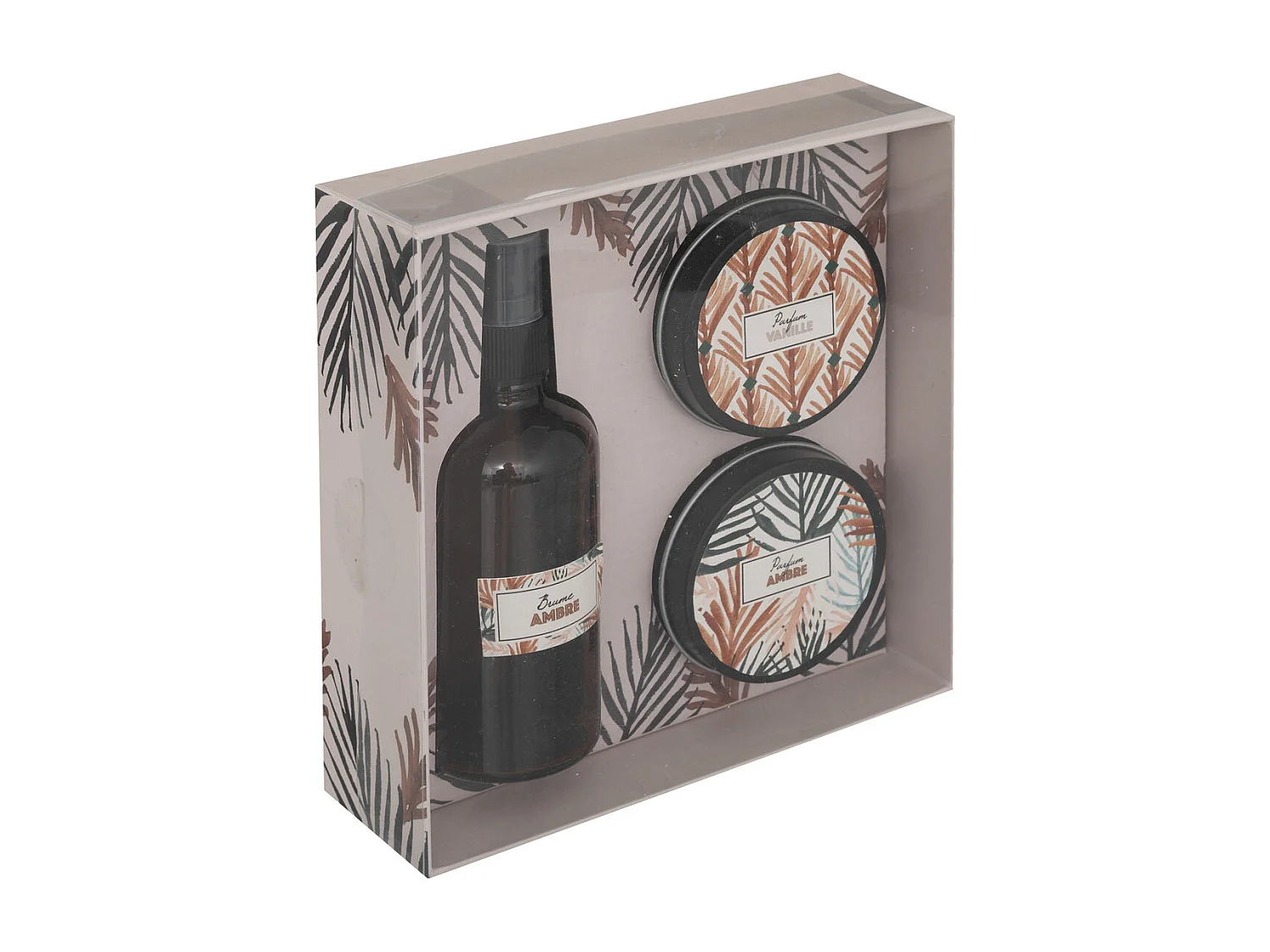 Coffret Parfumé "Alicante" 14cm Ambre