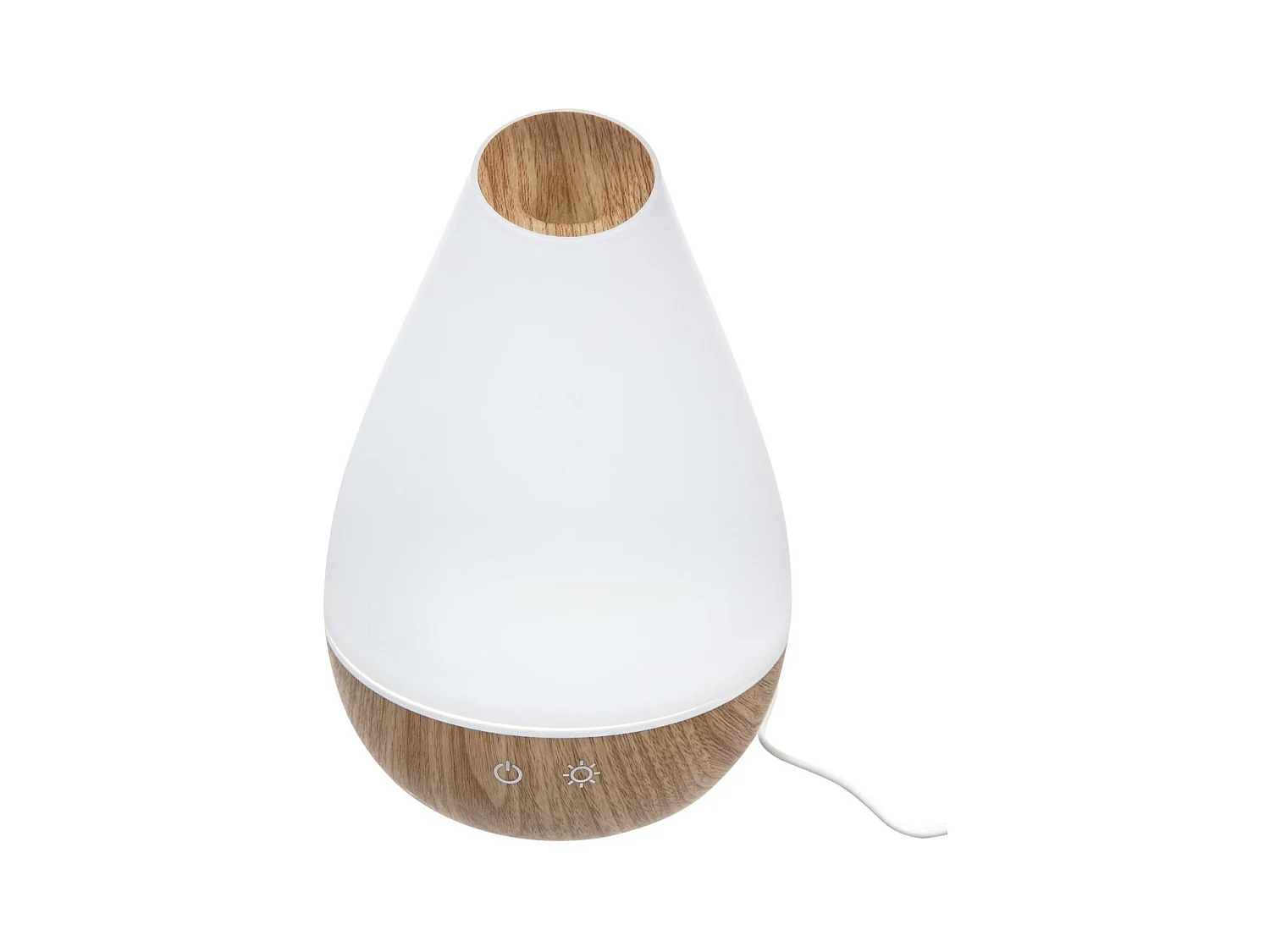 Diffuseur d'Huiles Essentielles LED "Arlie" 22cm Blanc