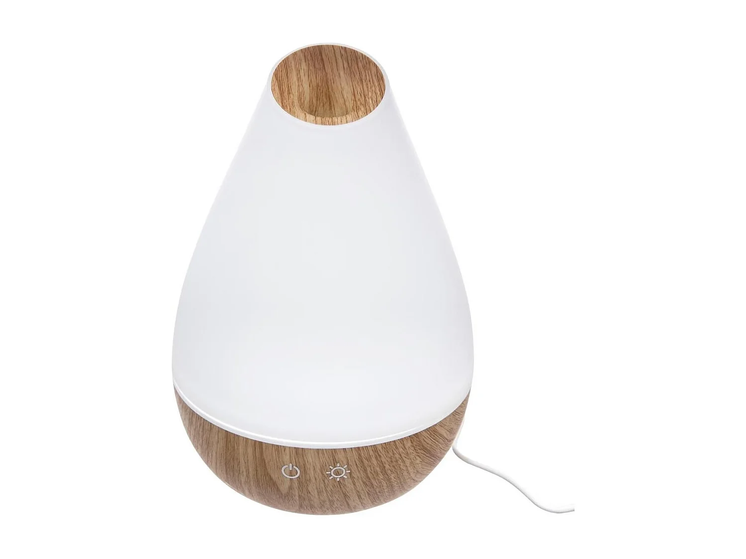 Diffuseur d'Huiles Essentielles LED "Arlie" 22cm Blanc