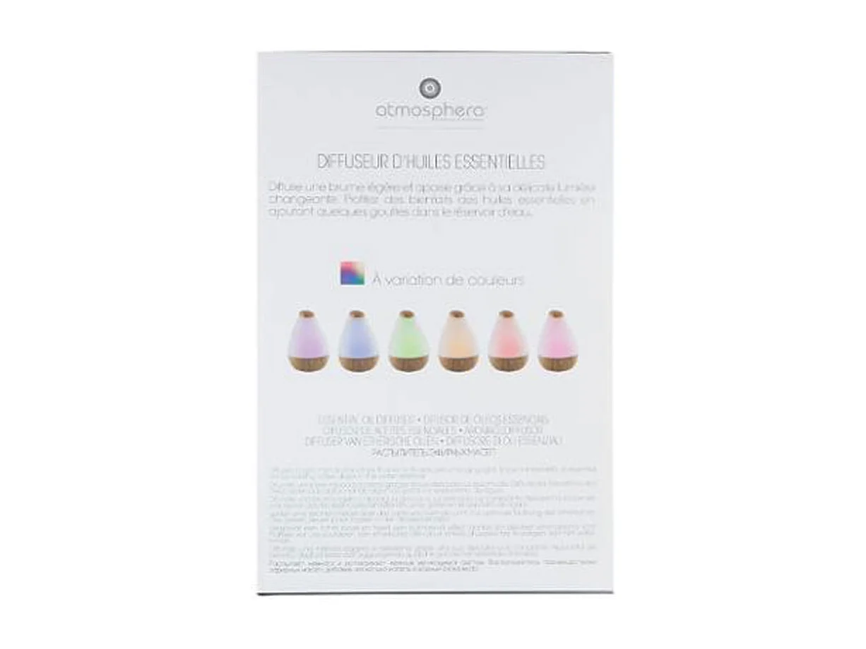 Diffuseur d'Huiles Essentielles LED "Arlie" 22cm Blanc