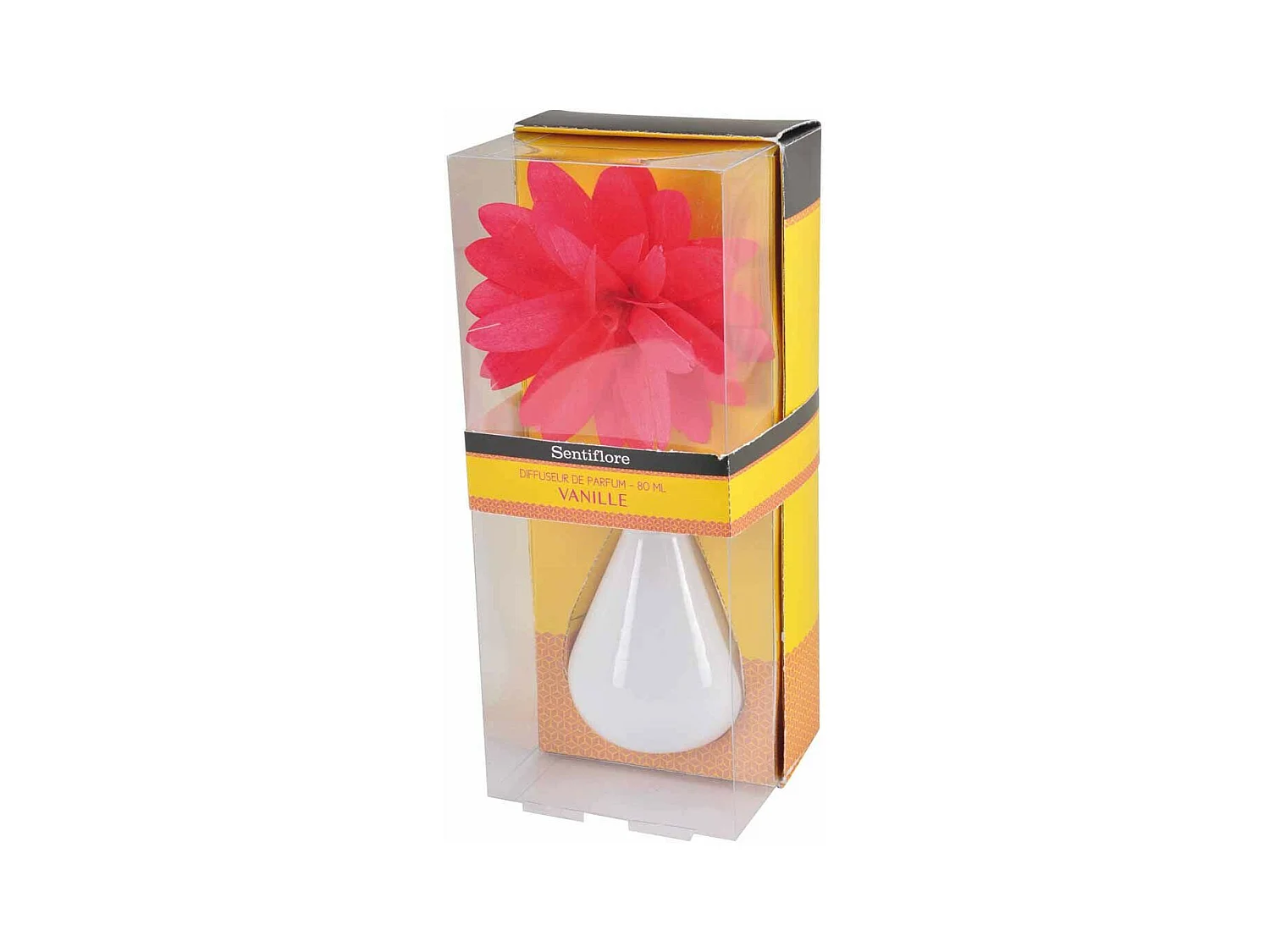 Diffuseur de Parfum "Tige Fleur" 80ml Vanille