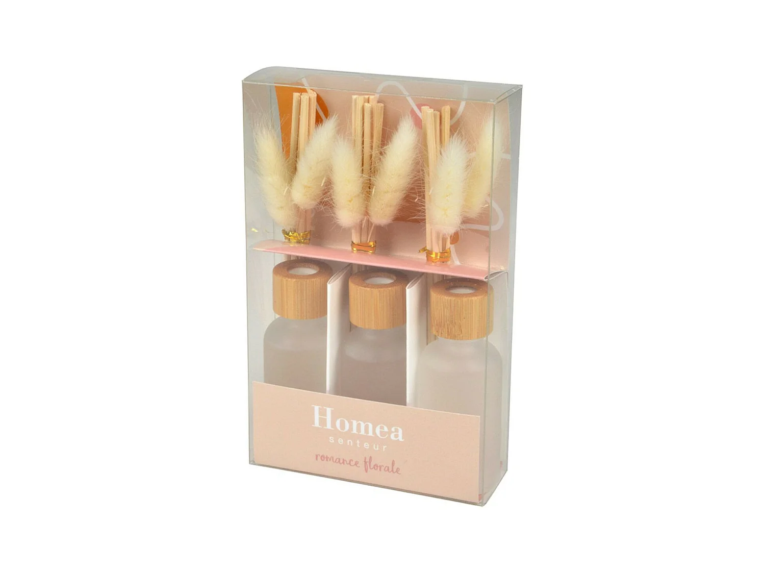 Lot de 3 Diffuseurs de Parfums "Harmonie" 30ml Romance Florale