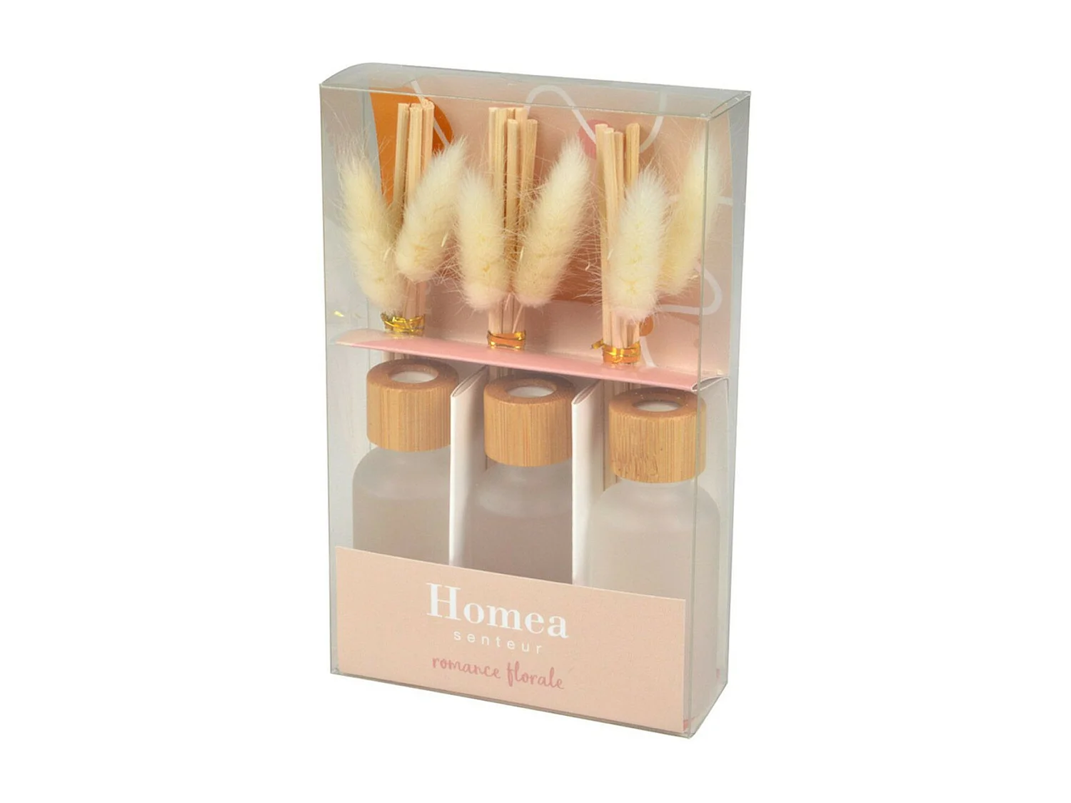 Lot de 3 Diffuseurs de Parfums "Harmonie" 30ml Romance Florale