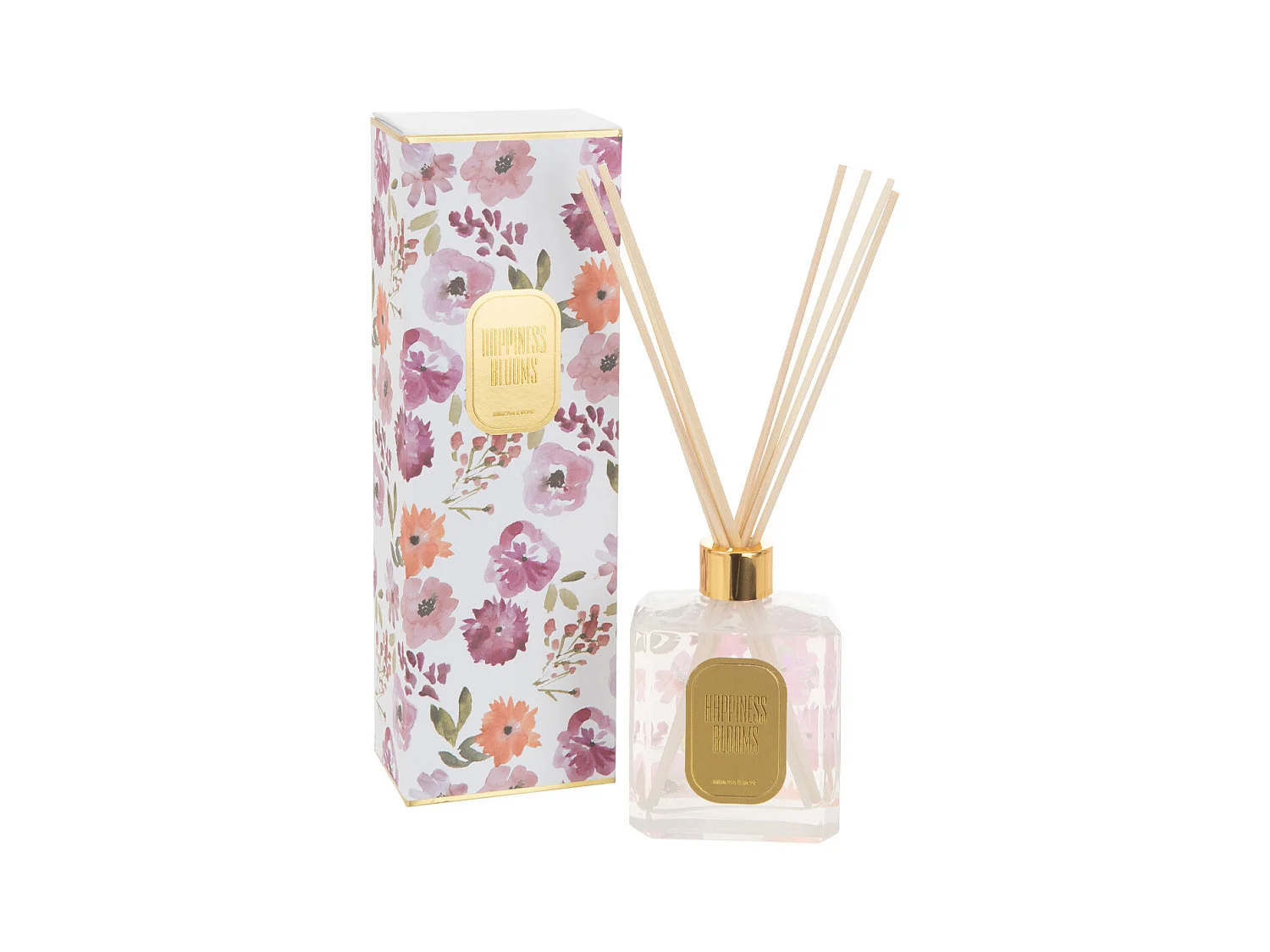 Diffuseur de Parfum "Happiness Blooms" 180ml Mimosa & Rose