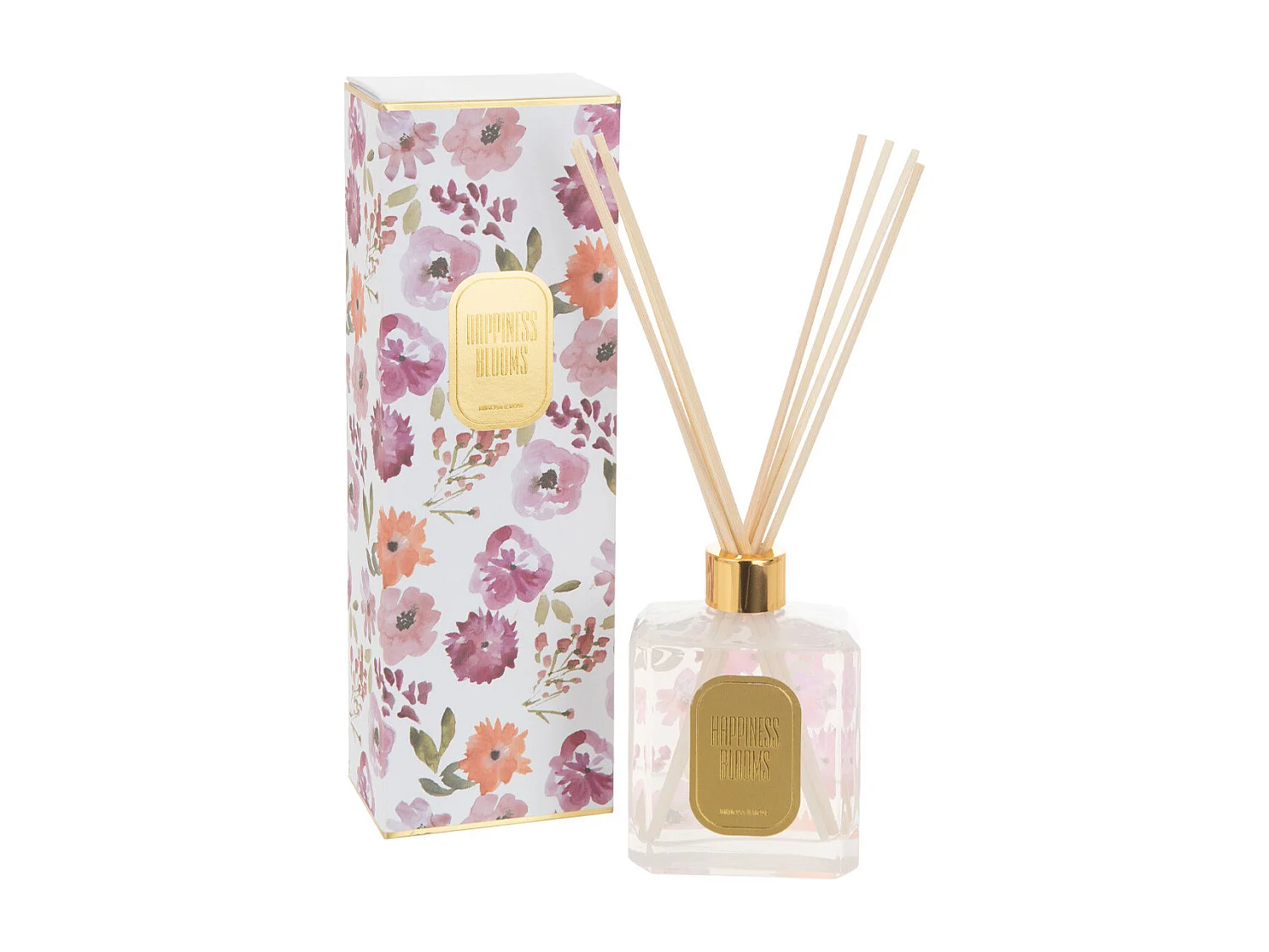 Diffuseur de Parfum "Happiness Blooms" 180ml Mimosa & Rose