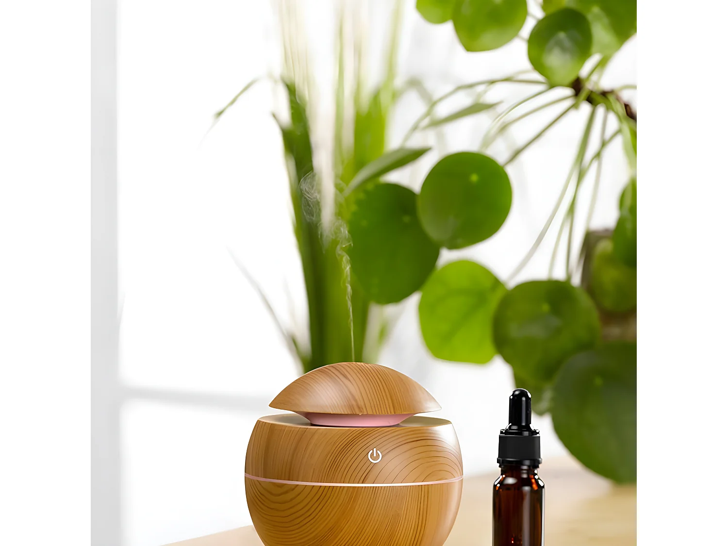 Diffuseur de Parfum Électrique "Boule" 130ml Naturel