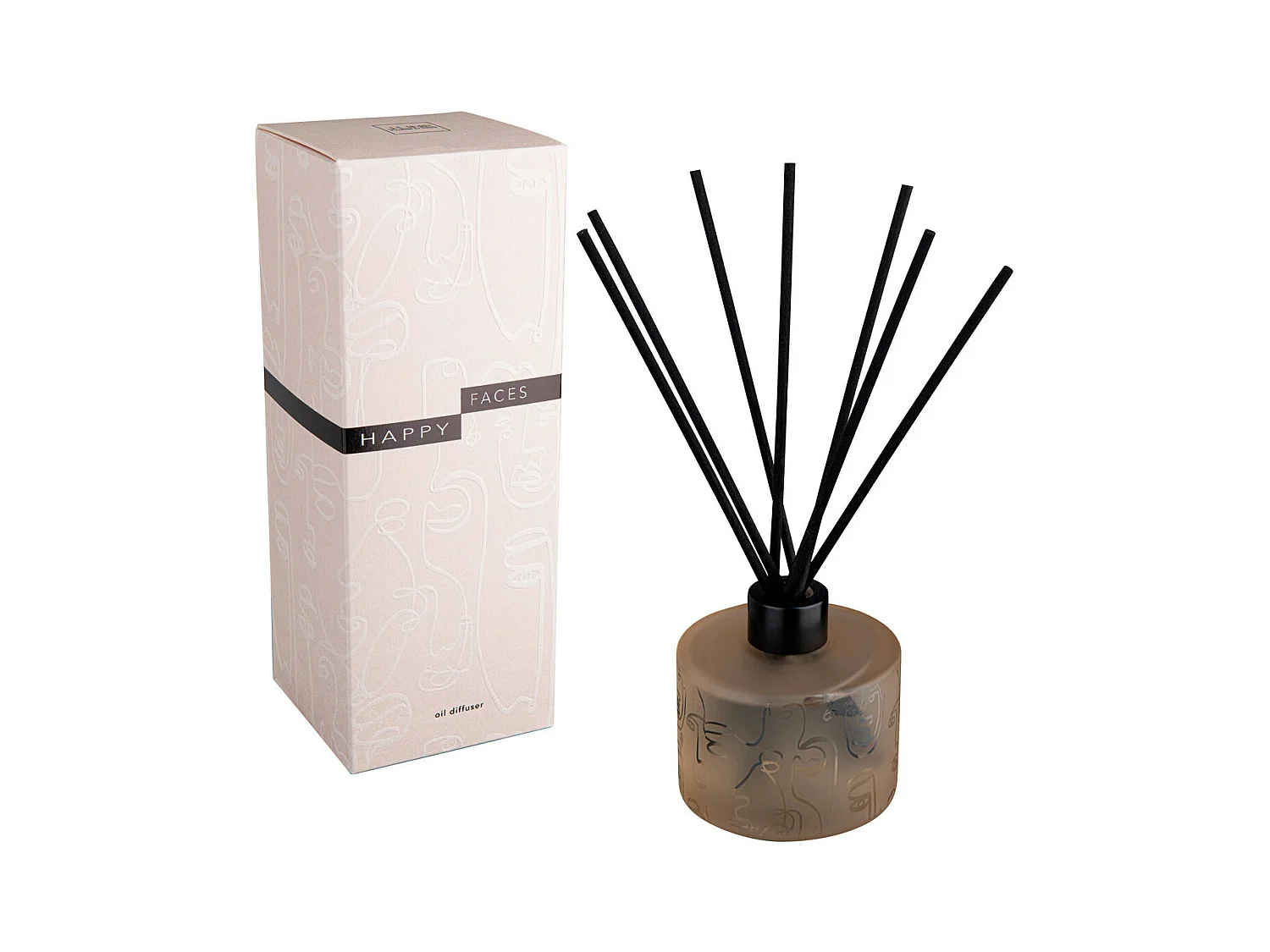 Huile Parfumée "Happy Faces" 200ml Mimosa & Rose
