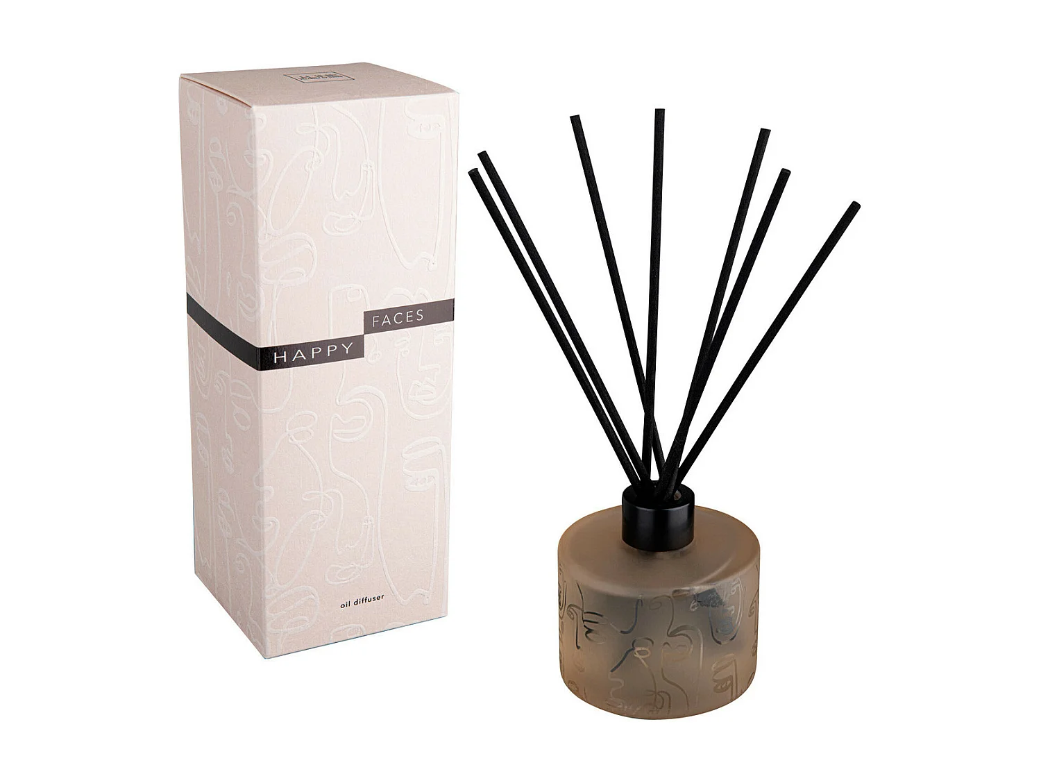 Huile Parfumée "Happy Faces" 200ml Mimosa & Rose