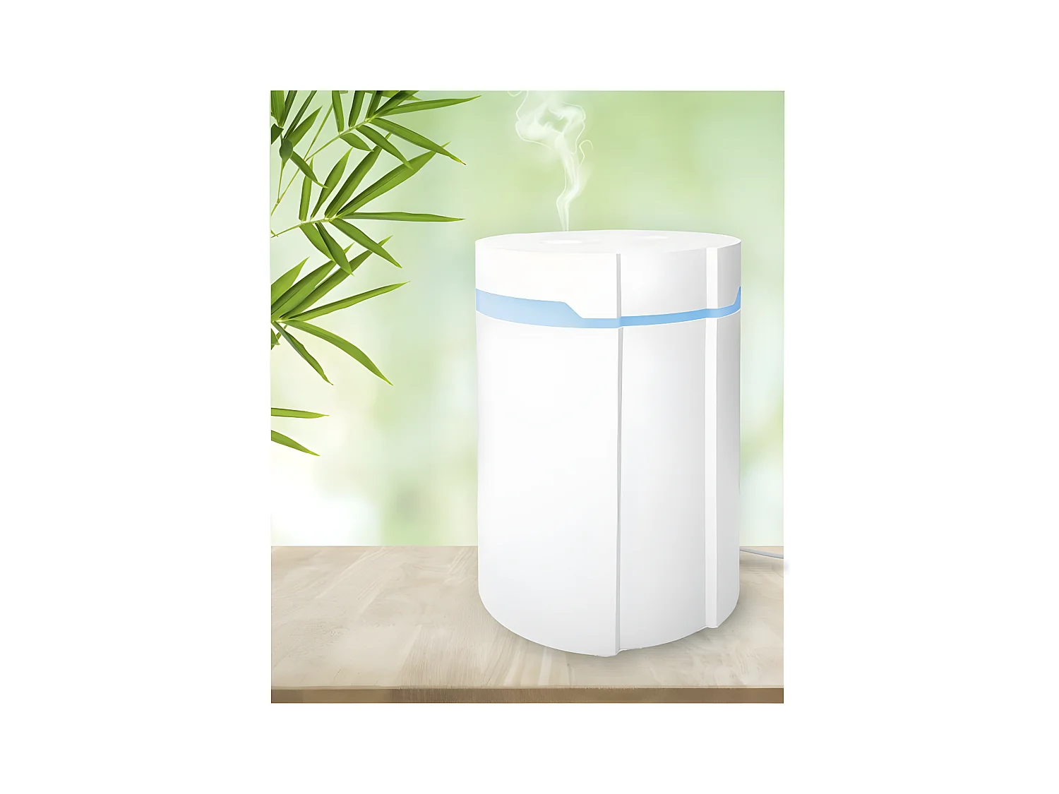 Diffuseur d'Huile Essentielle USB "Led" 260ml Blanc